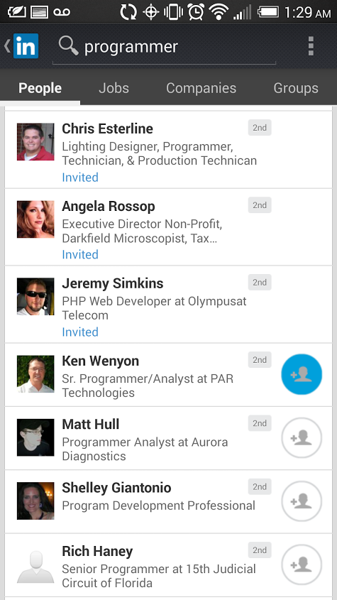 linkedin mobile app