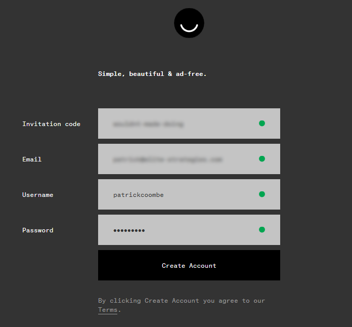 ello signup process