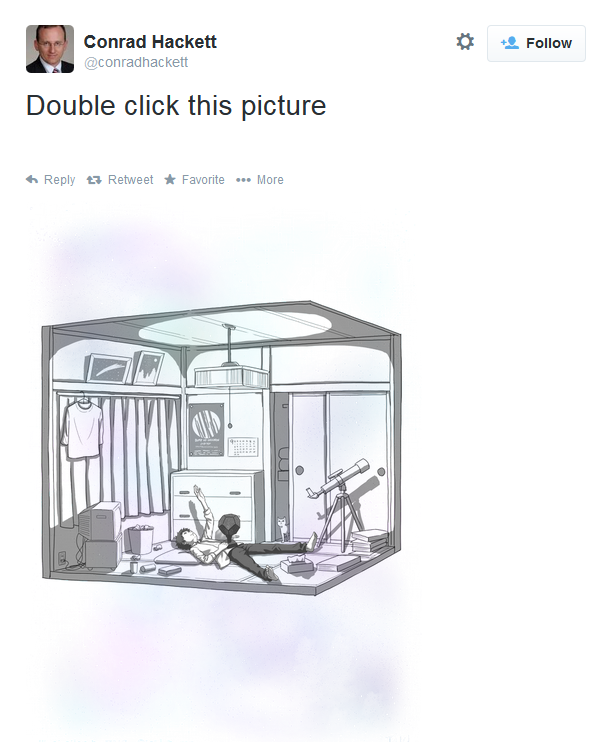 double click picture twitter trick