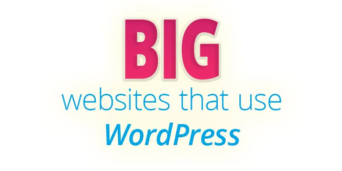 big websites that use WordPress