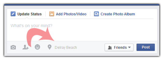 facebook post location disable