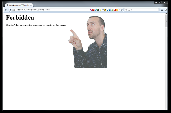 wp admin wordpress forbidden error fix