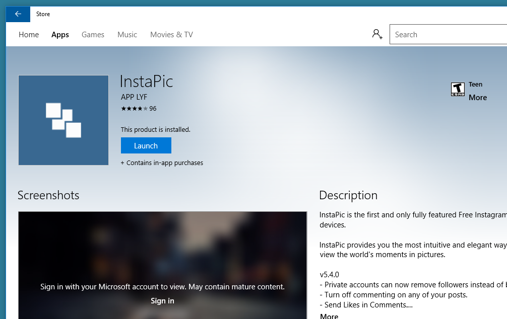 instabro for windows