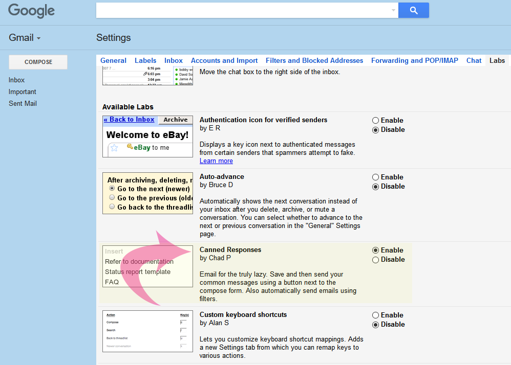 How to Enable Gmail Templates